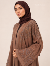 The Celeste Abaya — Chestnut Brown