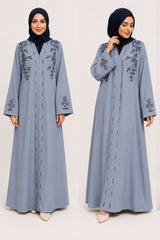 Melisa Ice Blue Asma Abaya