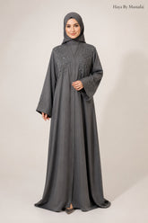 Aylin Smoky Grey Asma Abaya