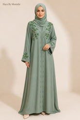 Esra Sage Green Asma Abaya