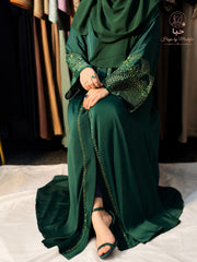 Gemstone-Emerald Abaya