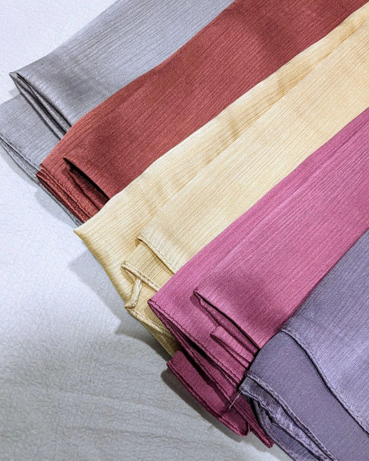 Luxury Satin Silk Hijab for Party & Formal Wear