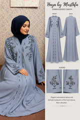 Melisa Ice Blue Asma Abaya