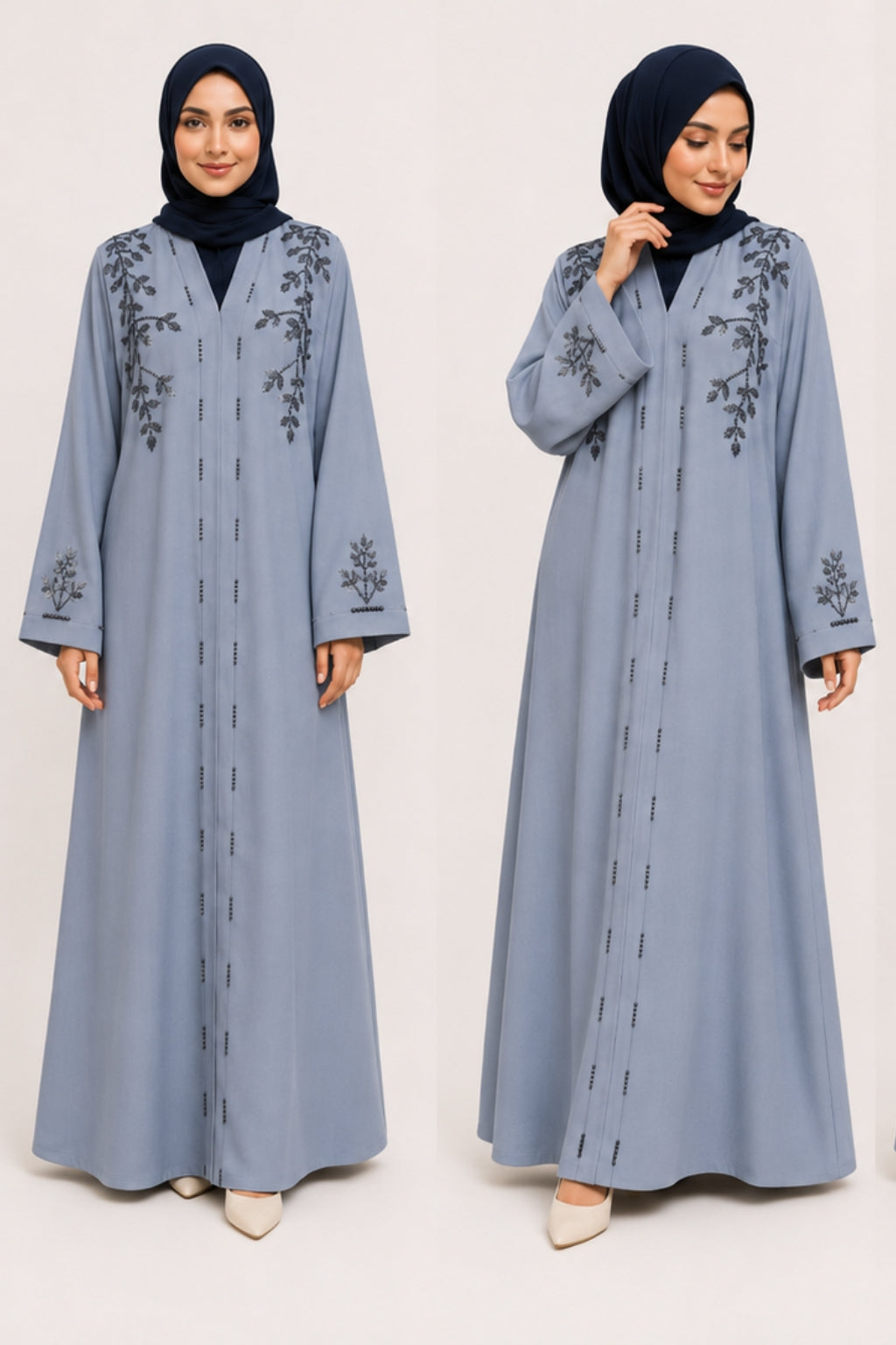 Melisa Ice Blue Asma Abaya