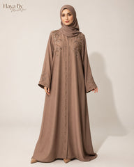 Hazal Mocha Asma Abaya