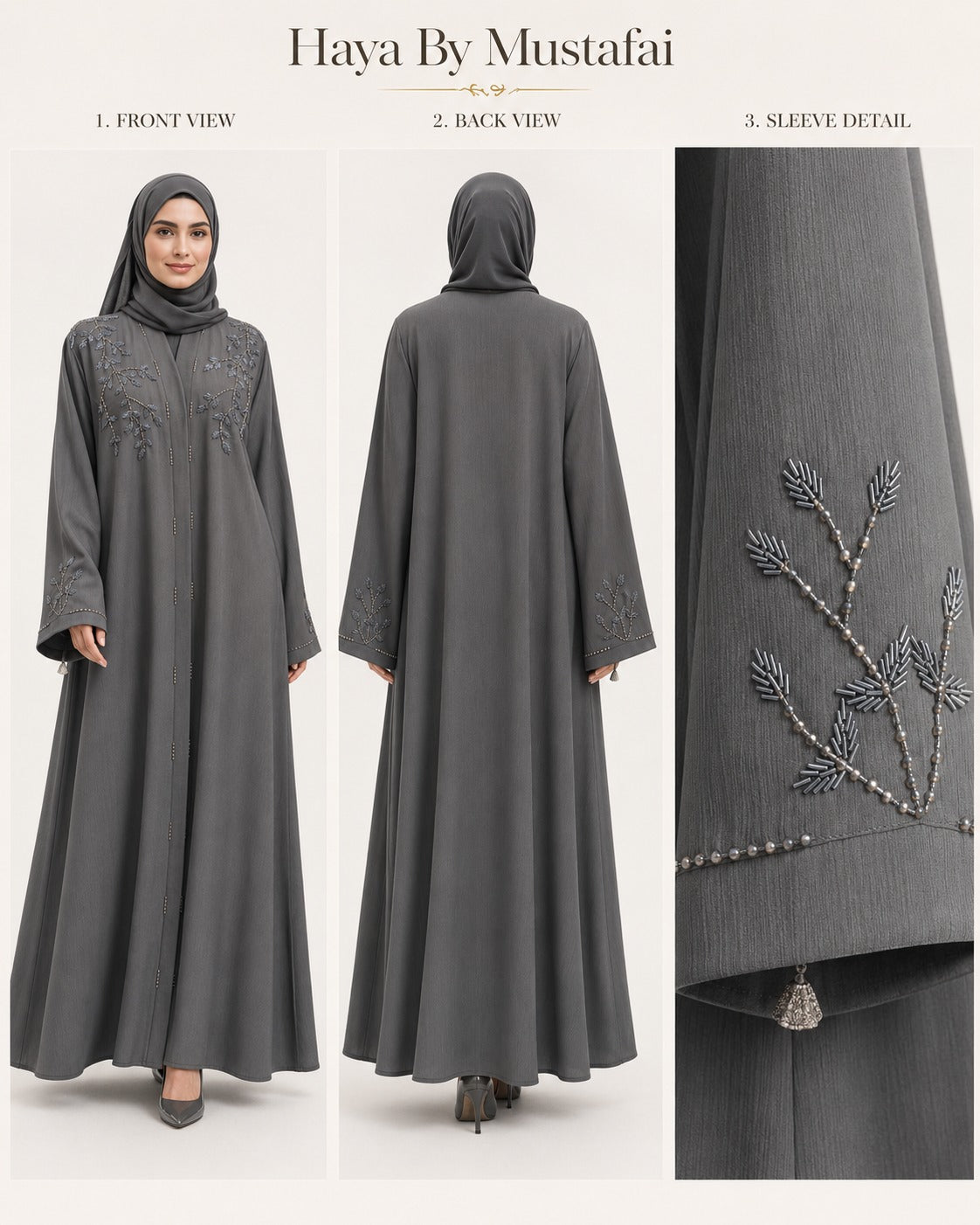 Beren Stone Asma Abaya