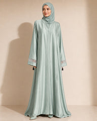 Layan Korean Nida Abaya – Sage Green