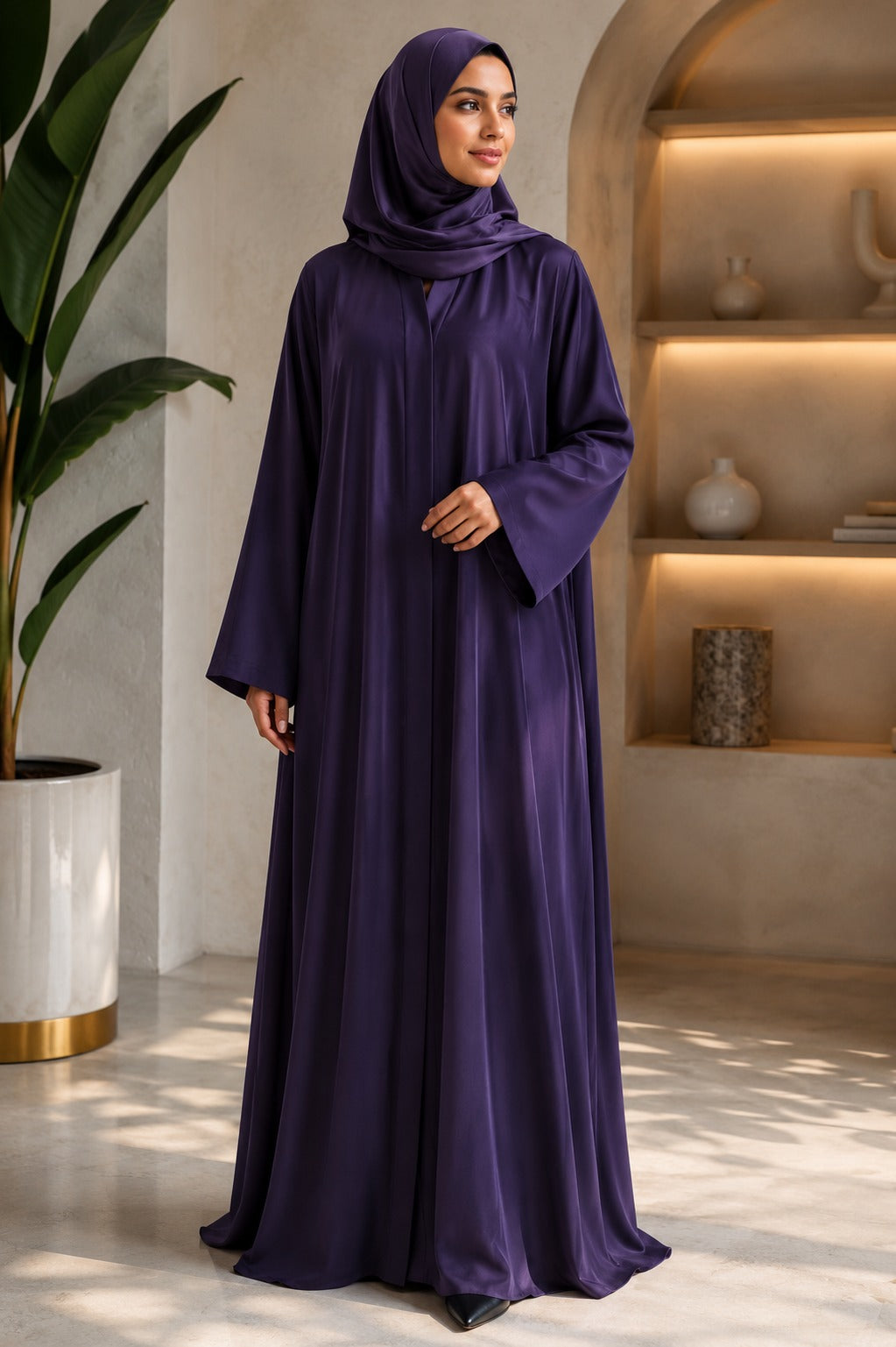 The Everyday Abaya – Deep Plum