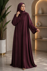 The Everyday Abaya – Rich Burgundy
