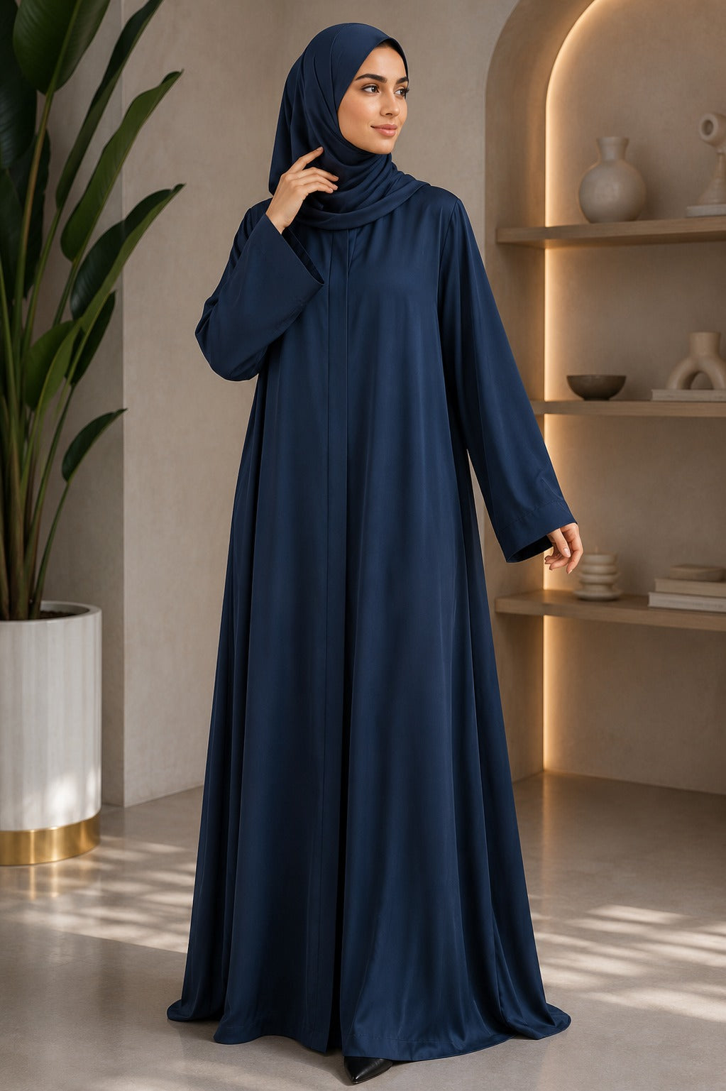 The Everyday Abaya – Classic Navy Blue
