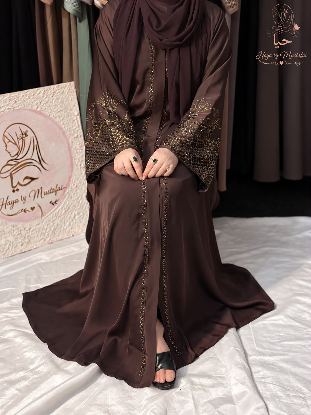 Plum Amesthyst Abaya