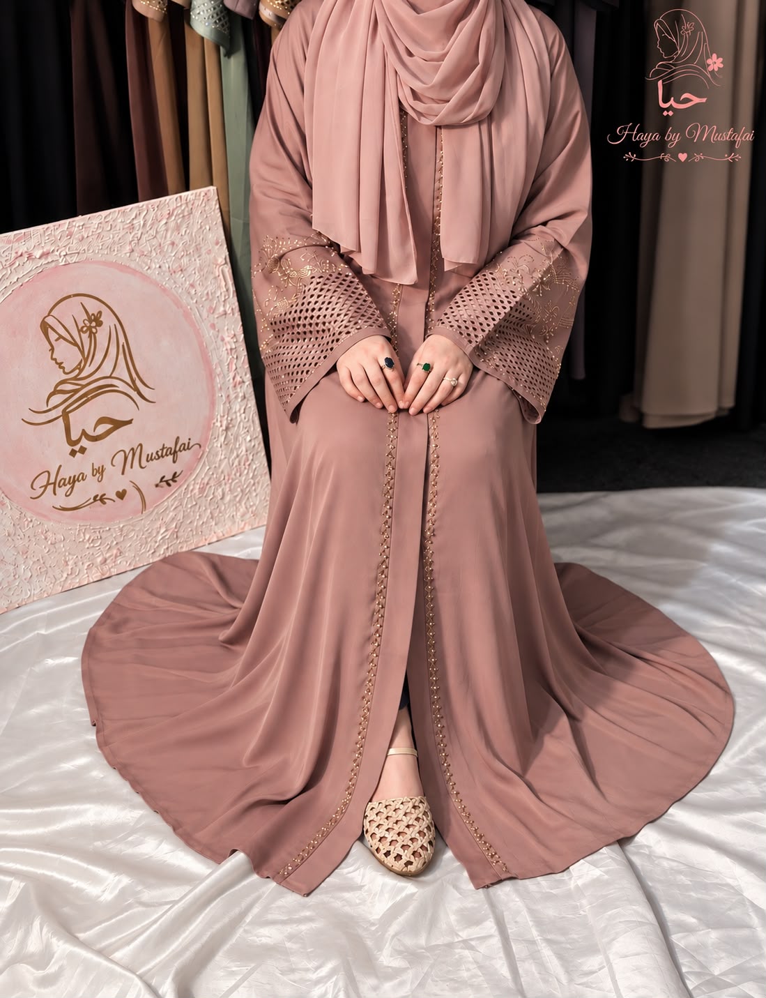 Rose Quartz Abaya