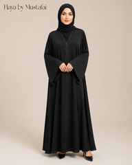 Mahra Luxury Embroidered Nida Abaya